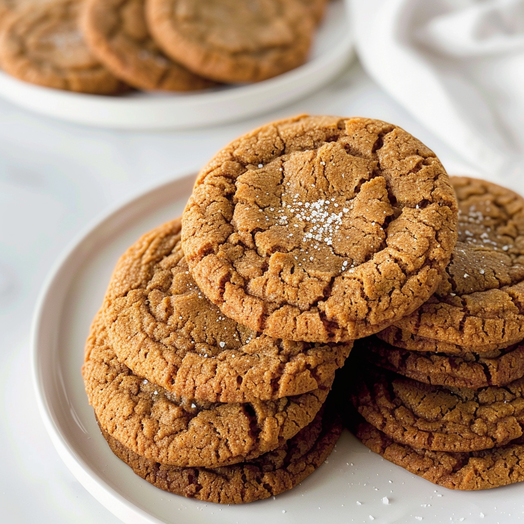Chewy Ginger Molasses Cookies