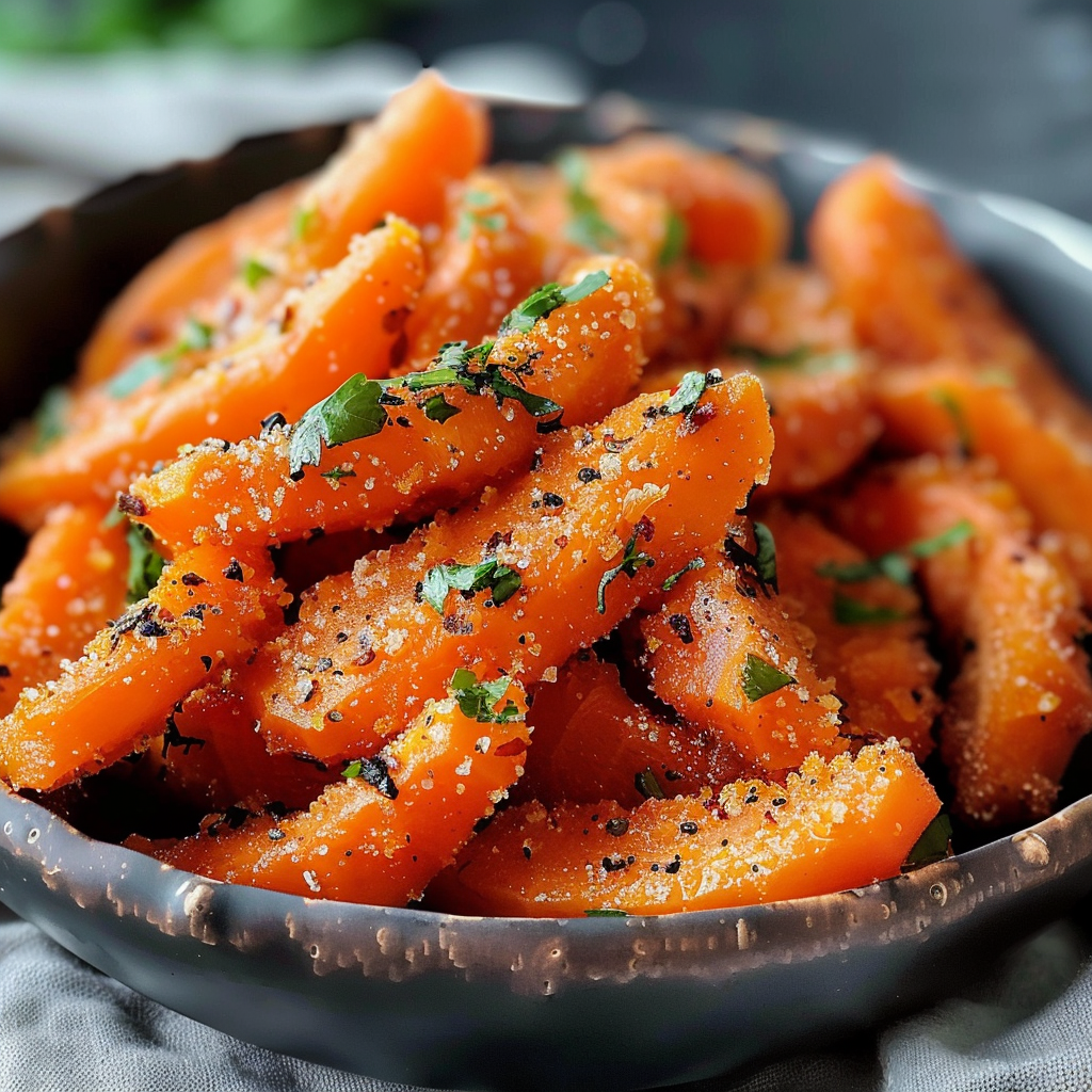 Crispy Smashed Carrots