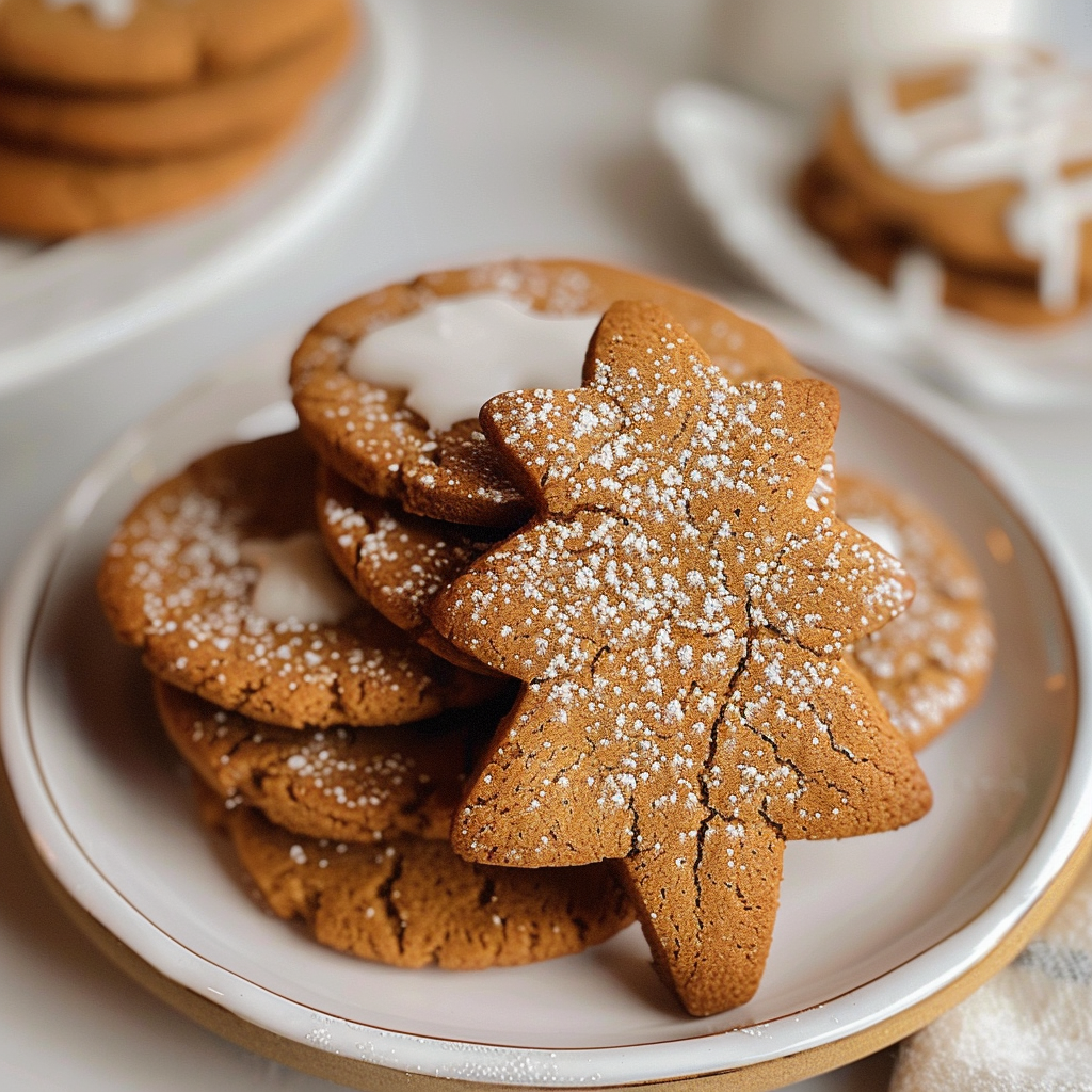 Easy Gingerbread Cookies (No Spread)