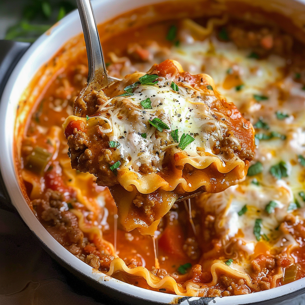 Fun Lasagna Soup for Cozy Winter Nights