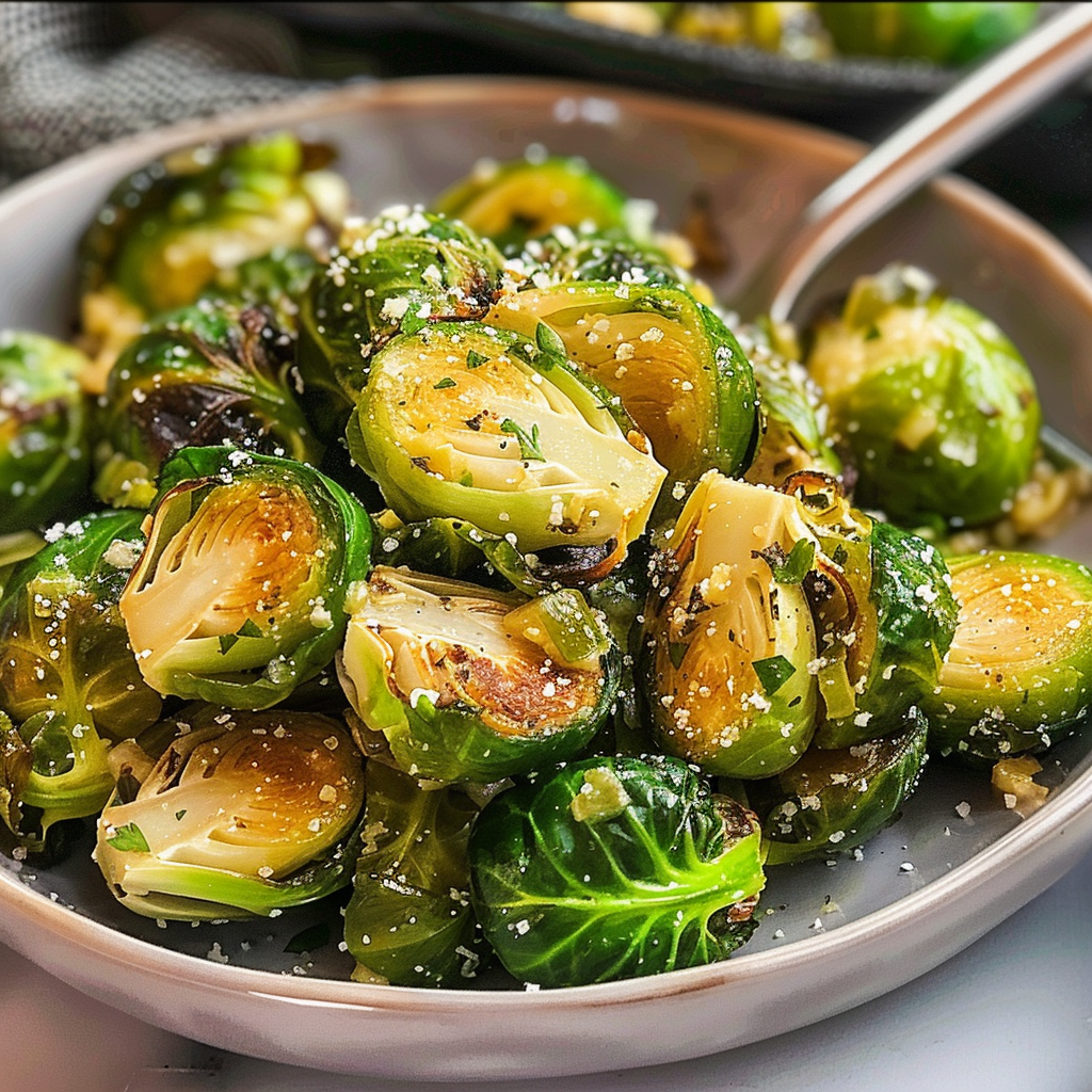 Garlic Butter Brussels Sprouts
