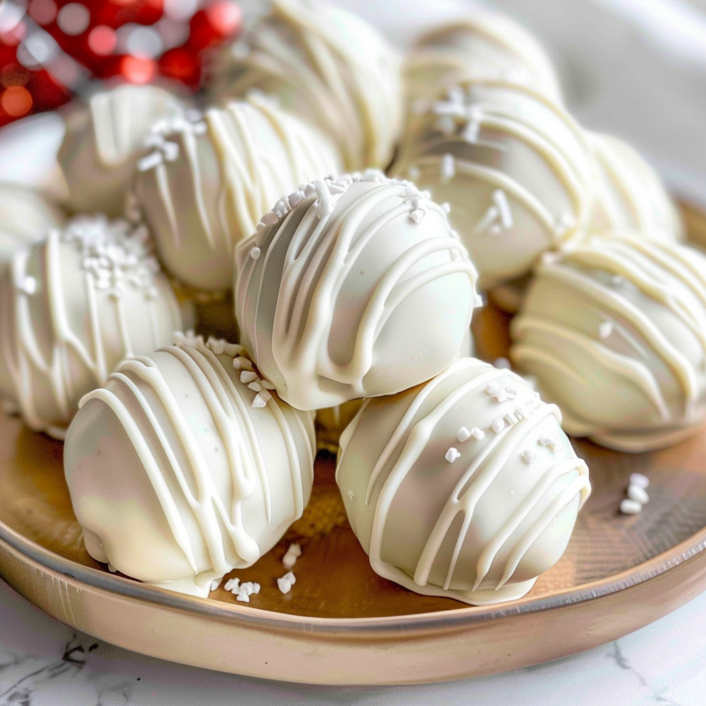 Gingerbread Truffles – Easy No-Bake White Chocolate Treats