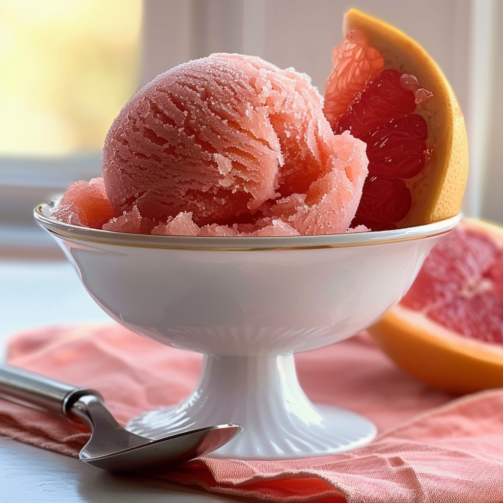 Grapefruit Campari Sorbet