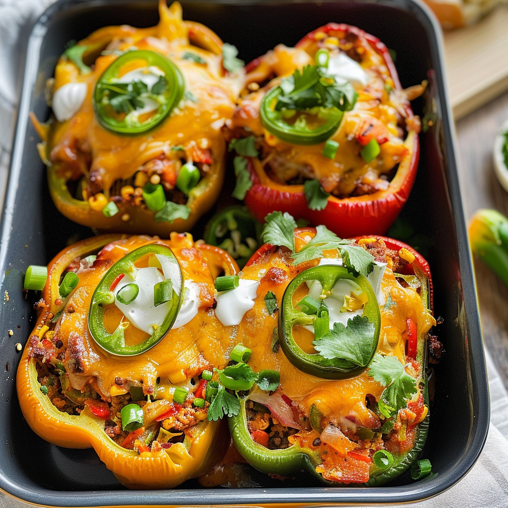 Healthy Mexican-Style Stuffed Peppers
