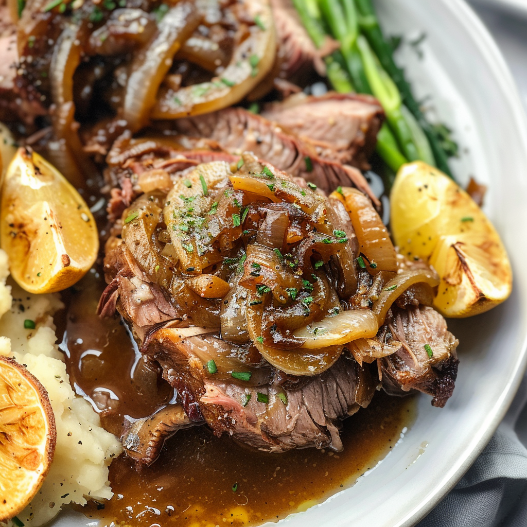 Hearty Instant Pot French Onion Pot Roast