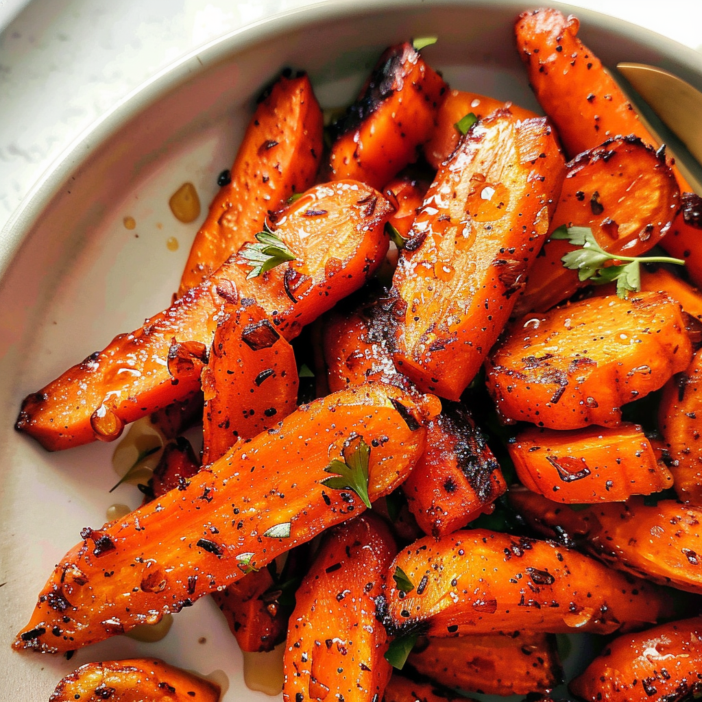 Indian Spiced Honey Roasted Carrots