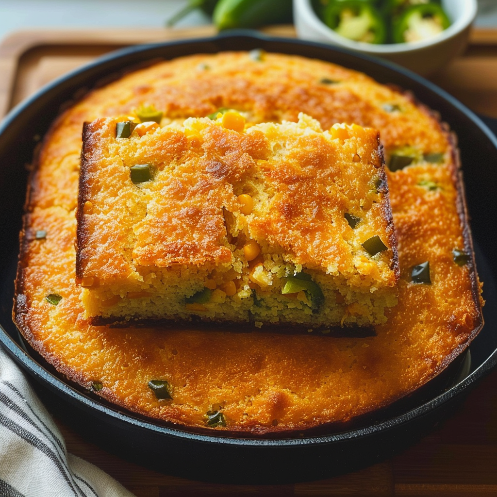 Jalapeno Cheddar Cornbread