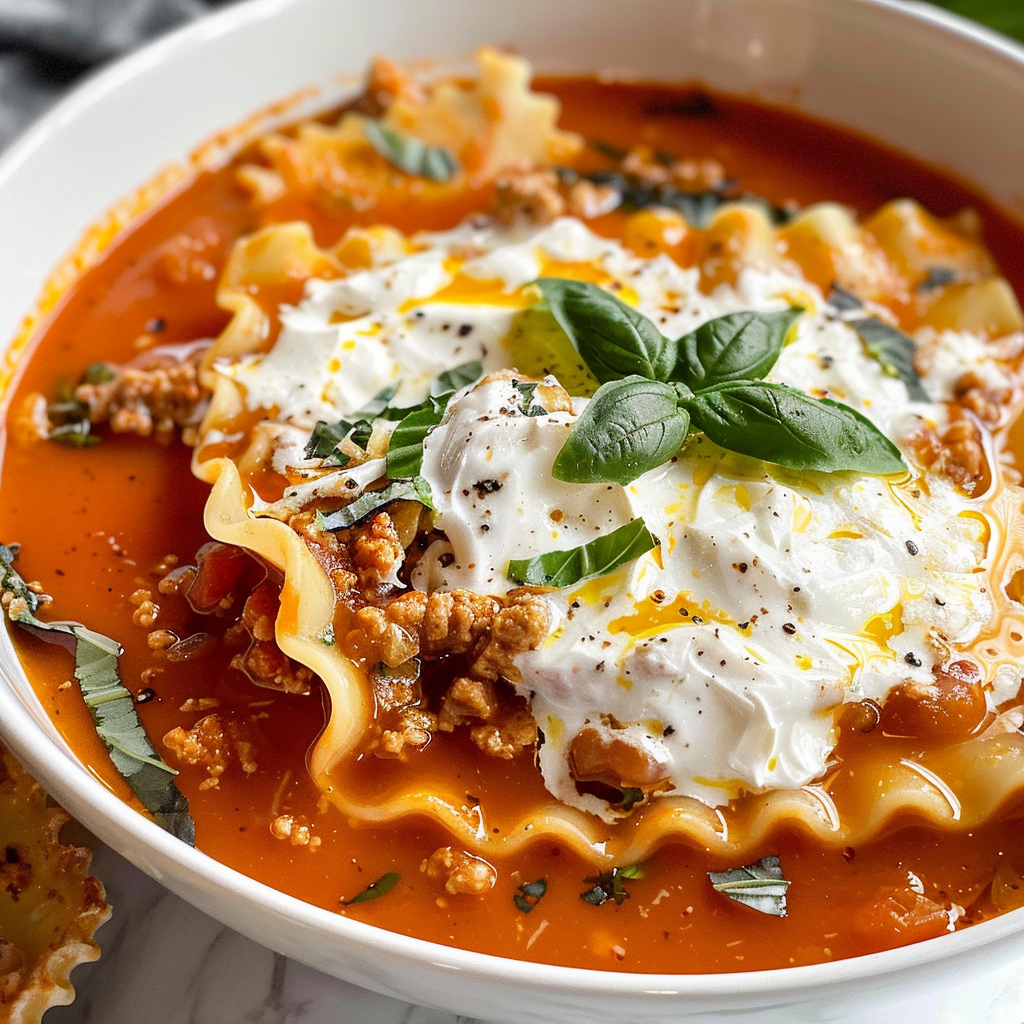 Lasagna Soup