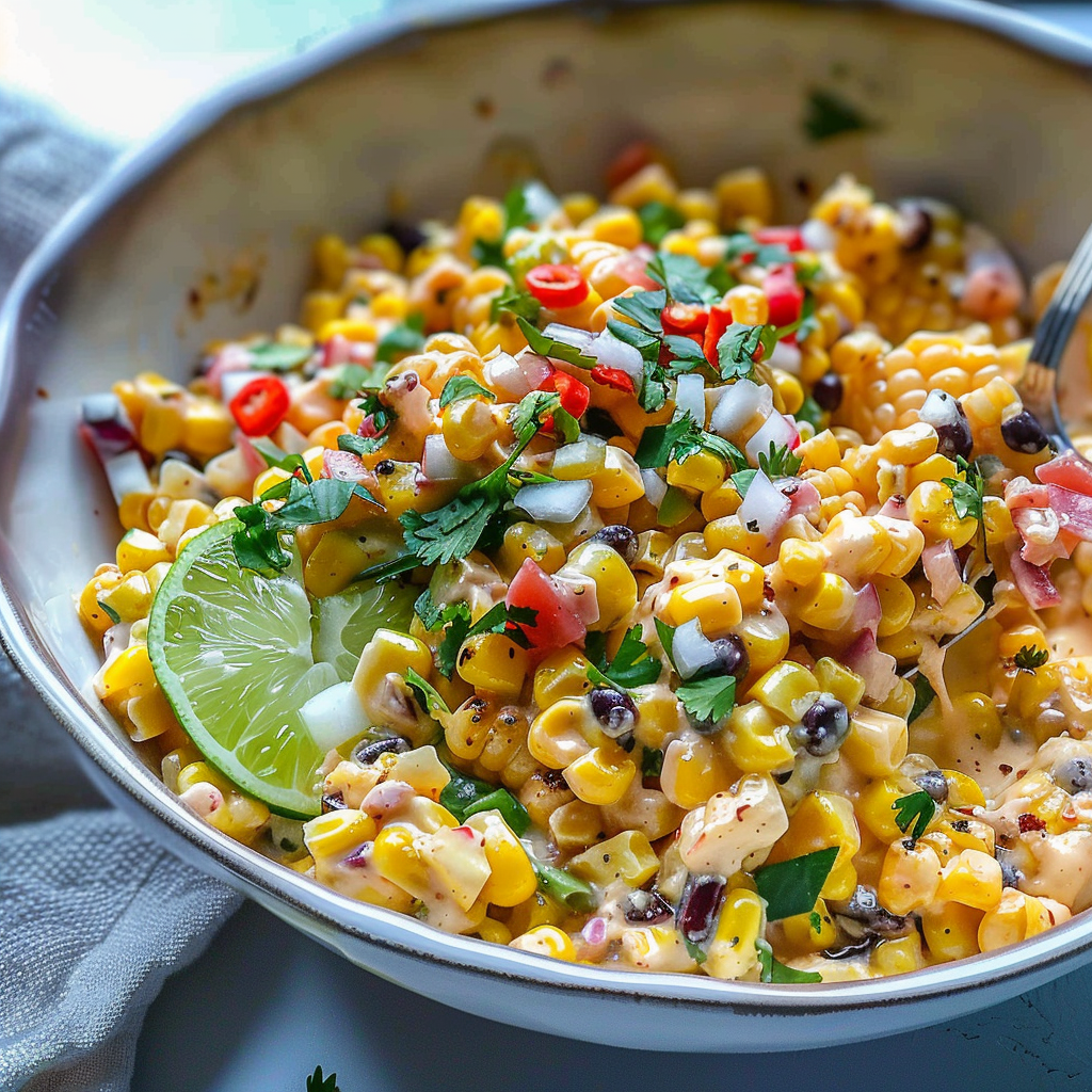 Mexican Street Corn Salad – Creamy and Zesty