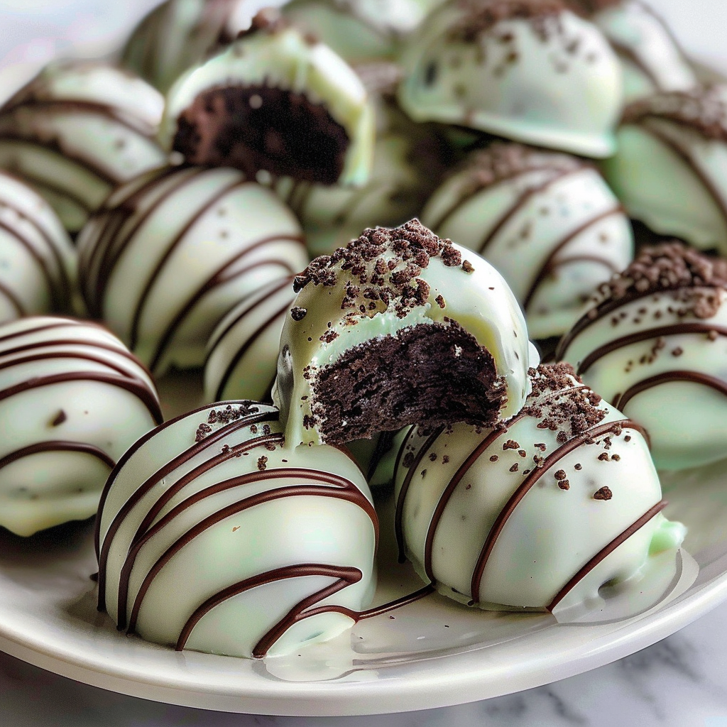 Mint Oreo Truffles