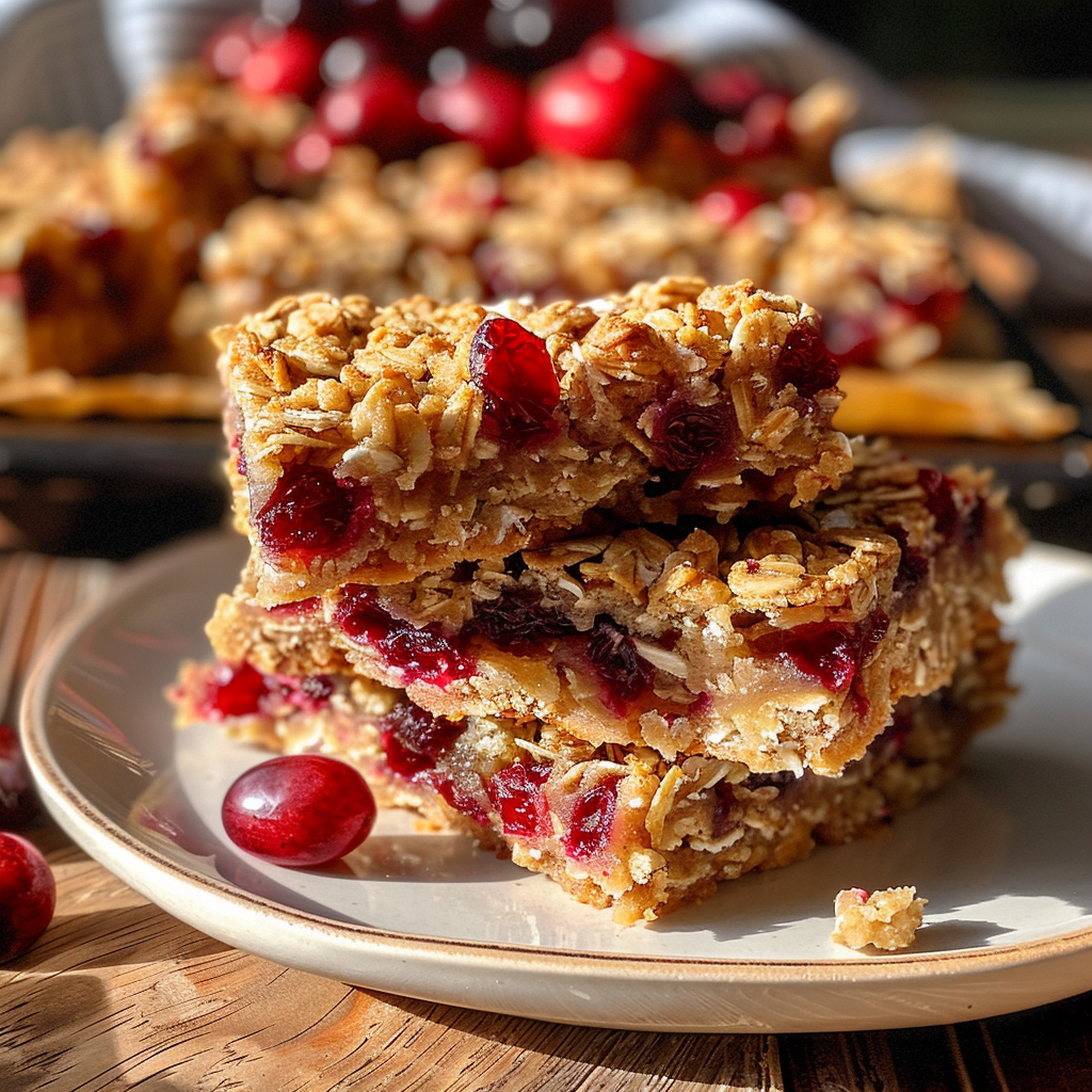 Oatmeal Cranberry Bars