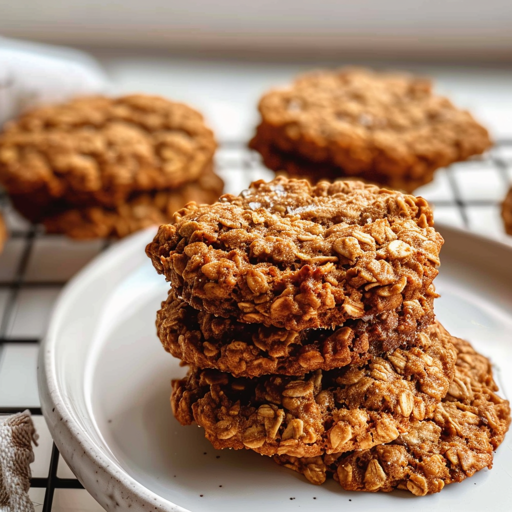 Oatmeal Gingerbread Cookies