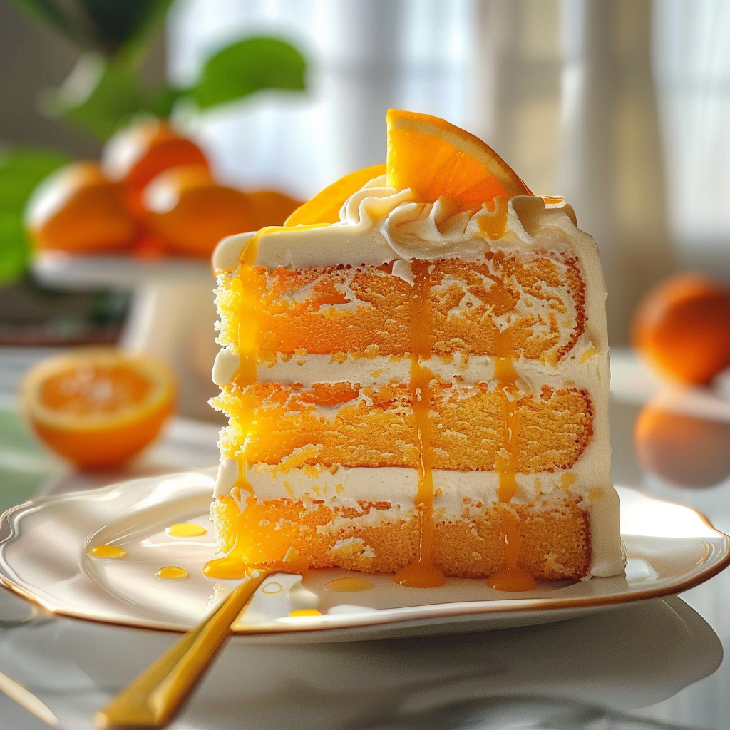 Orange Creamsicle Cake