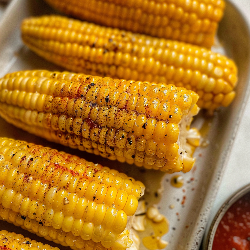 Oven Roasted Corn on the Cob