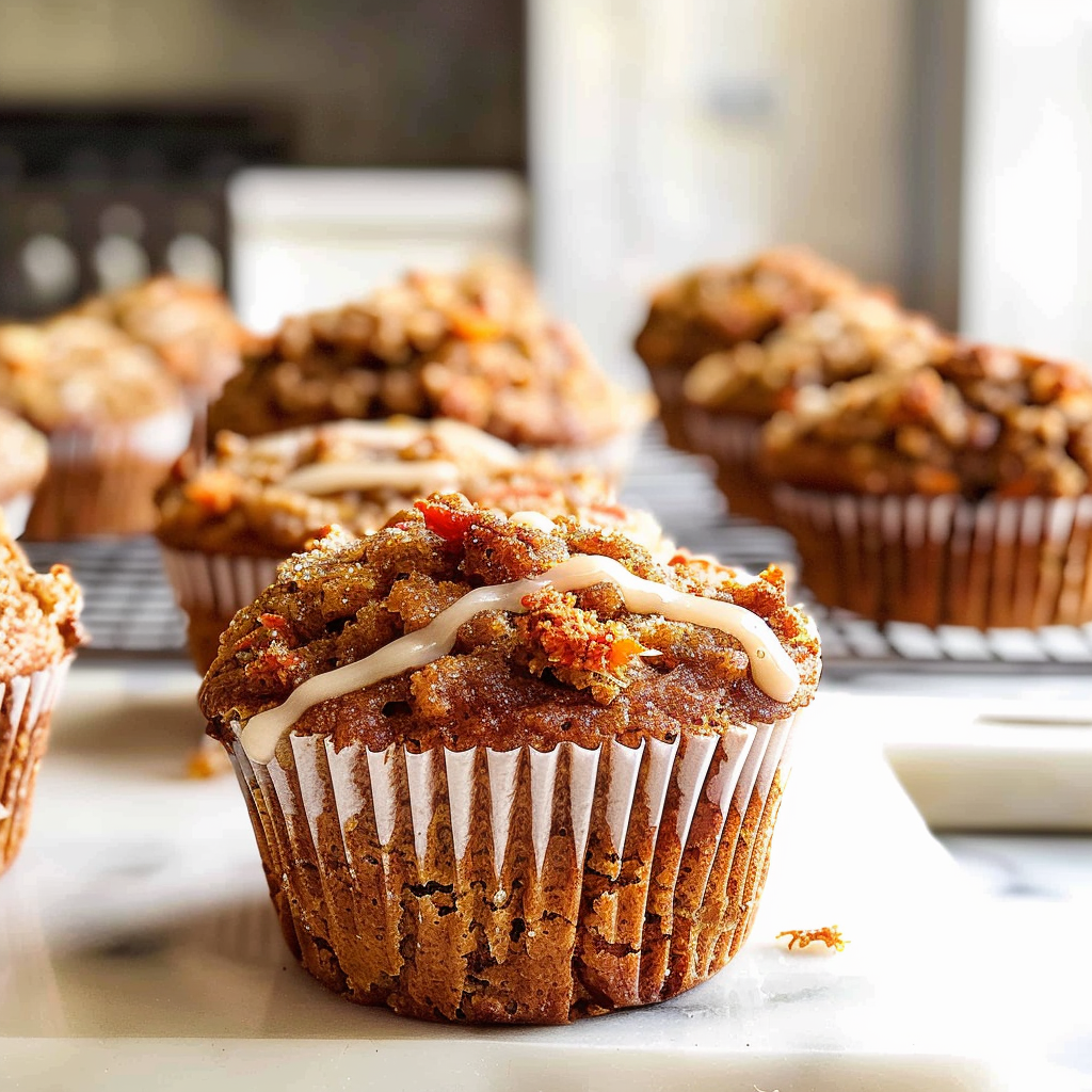 Paleo Carrot Cake Muffins