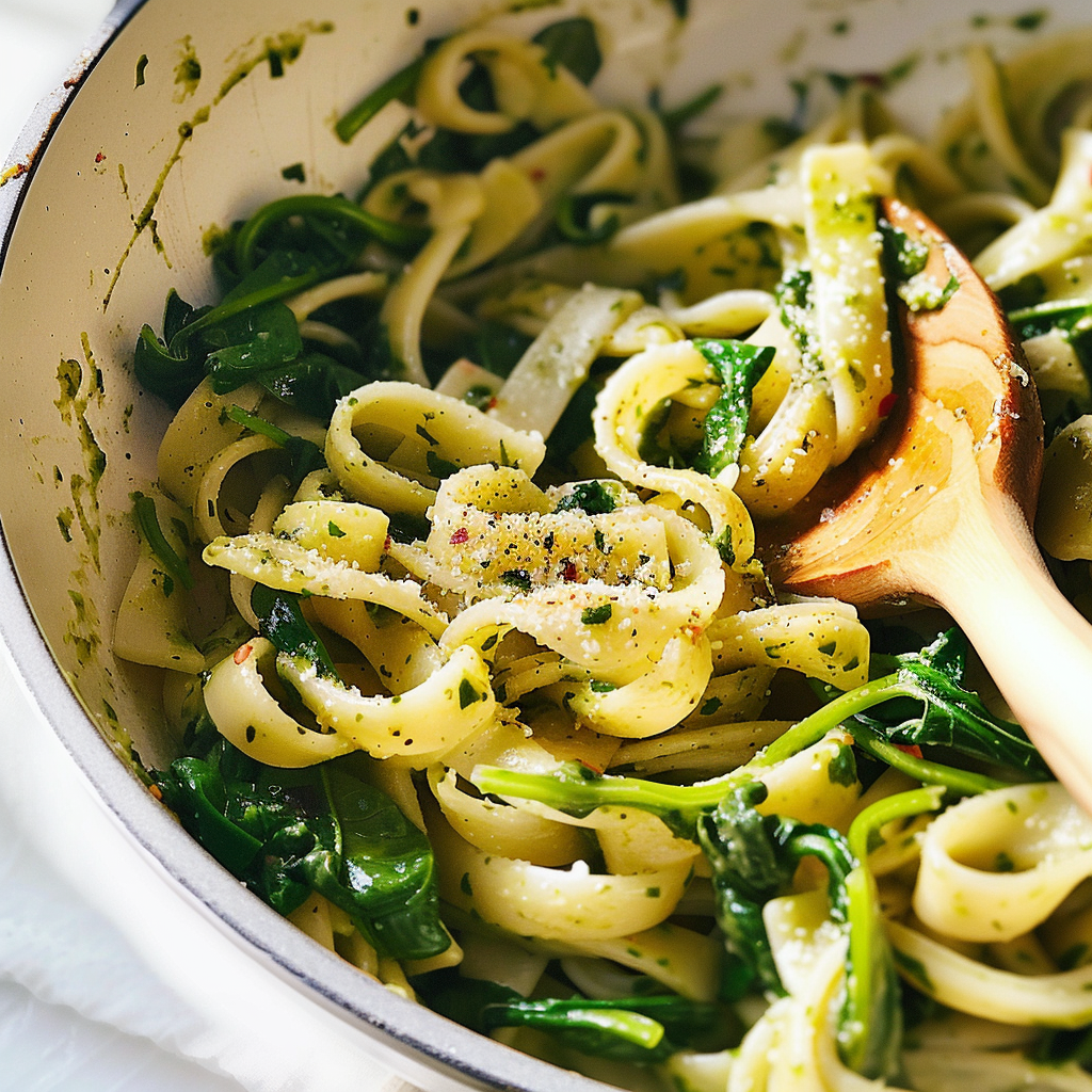 Quick Spinach Pasta