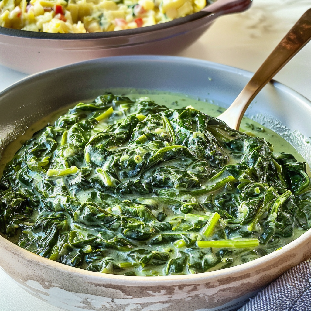 The BEST Creamed Spinach Recipe