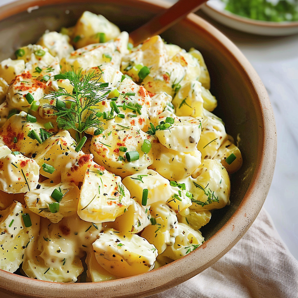 The Best Creamy Potato Salad