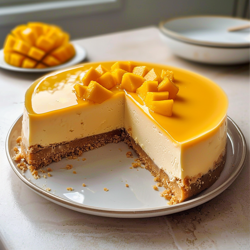 Tropical Mango Cheesecake Bliss