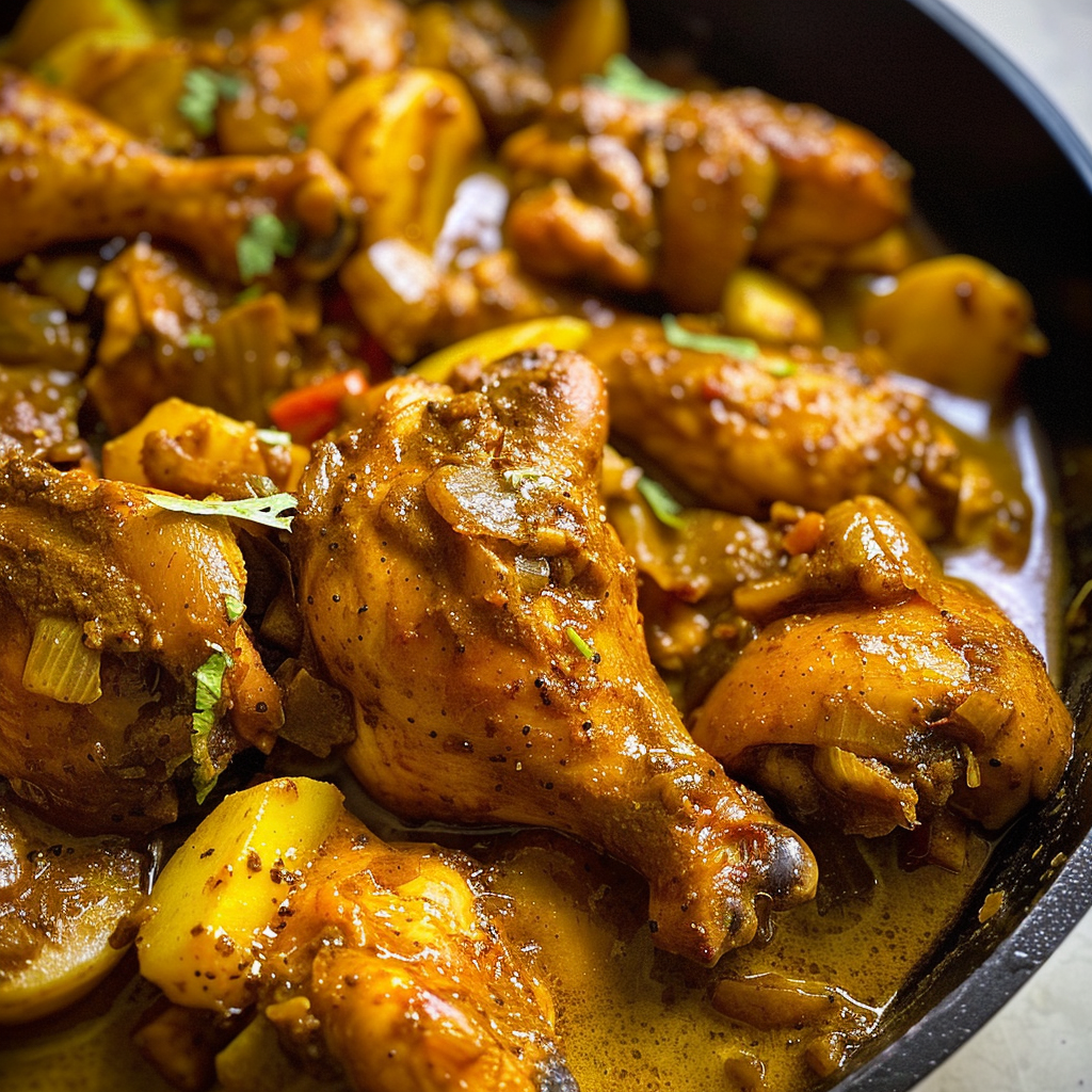 Authentic Jamaican Curry Chicken