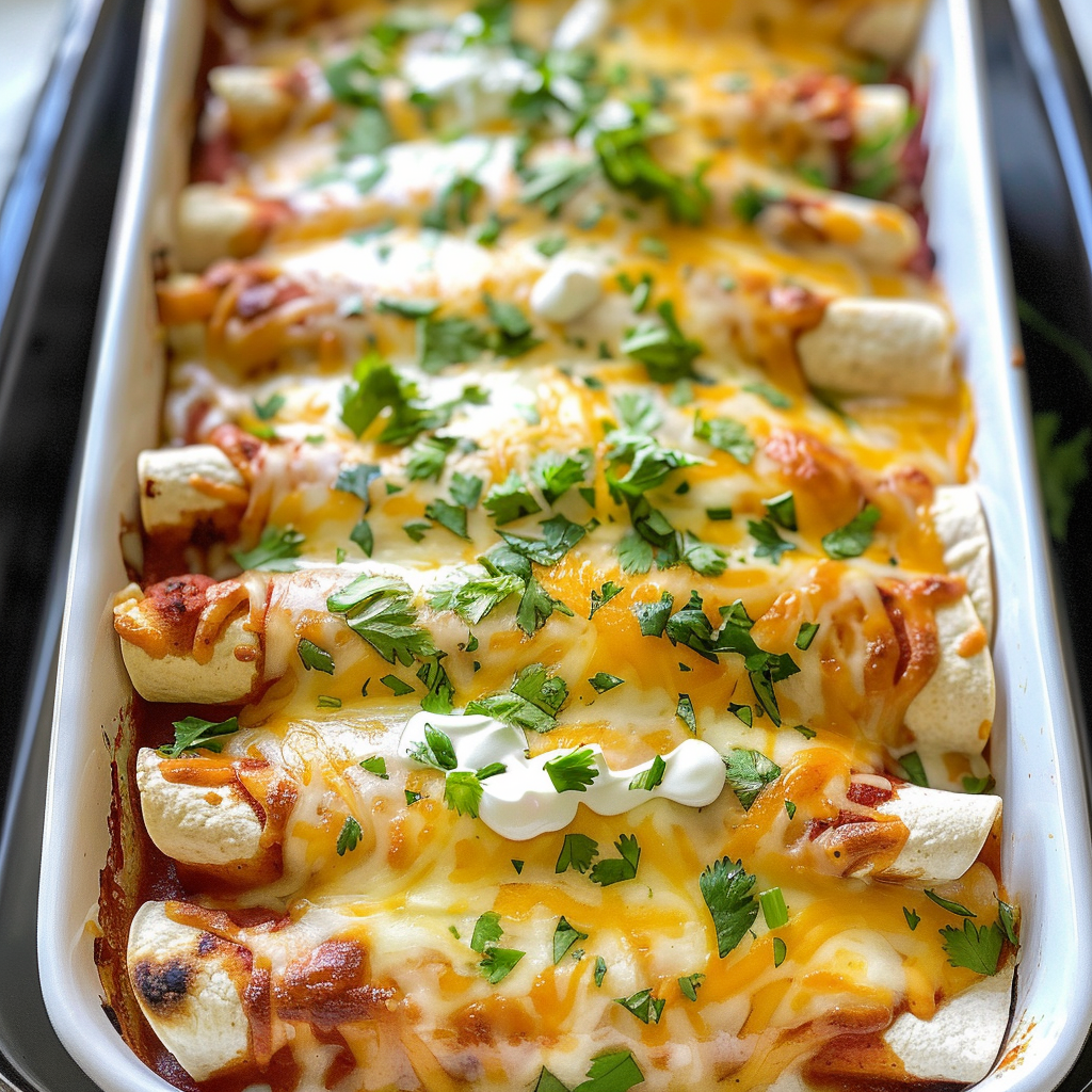 Cheesy Chicken Enchiladas