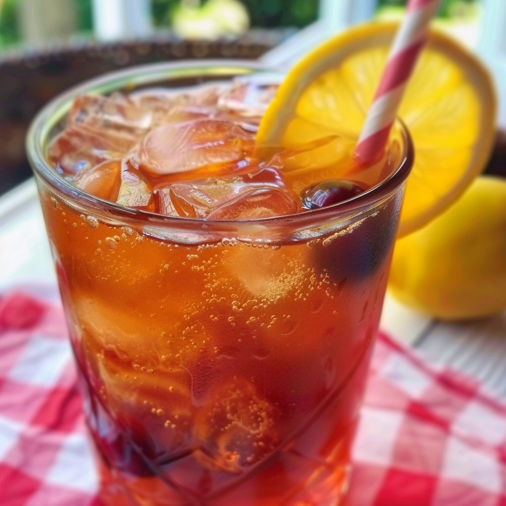 Cherry Ginger Iced Tea