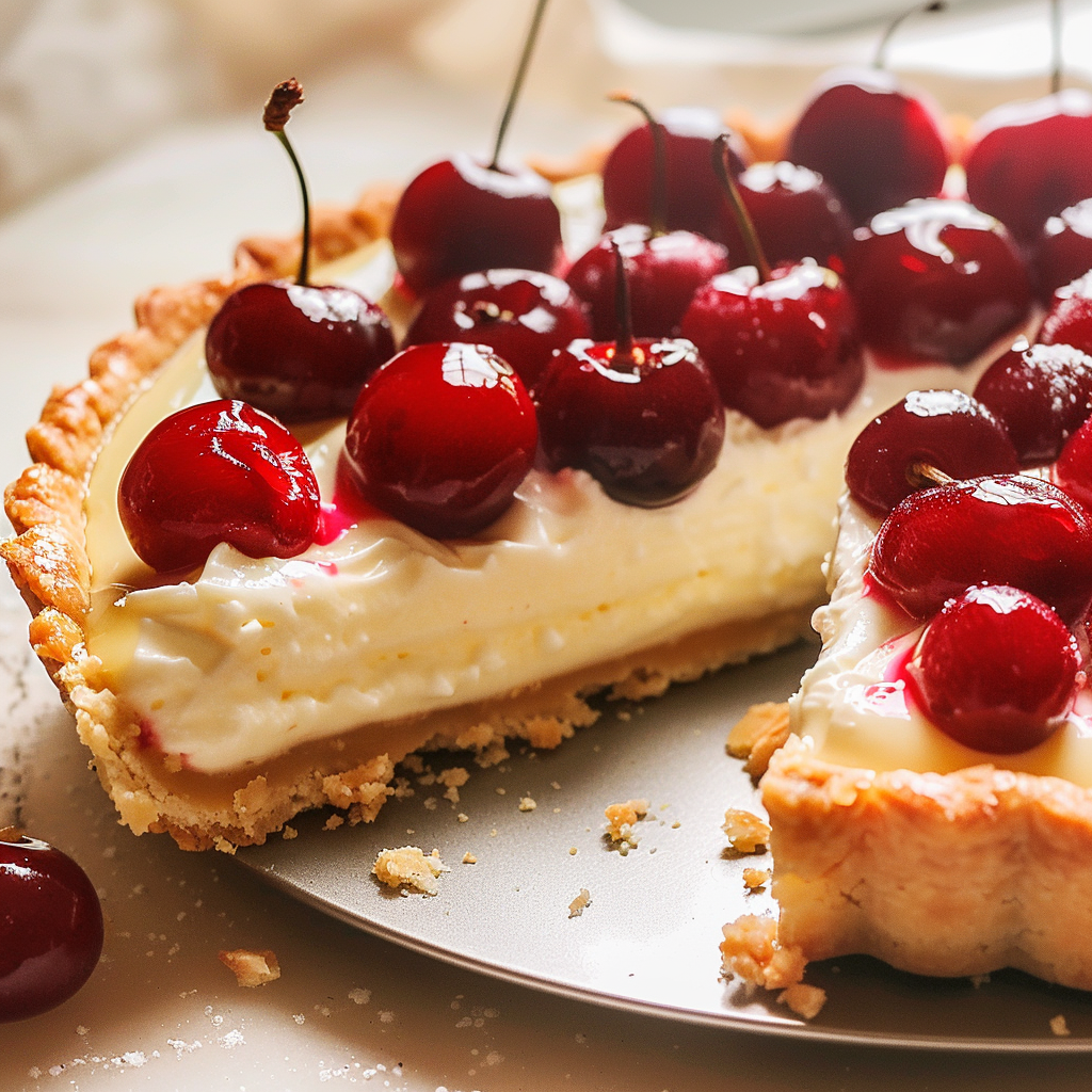 Cherry Mascarpone Tart