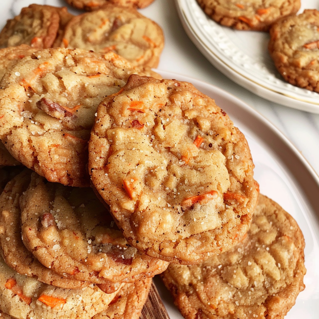 Chewy Brown Butter Carrot Cake Cookies