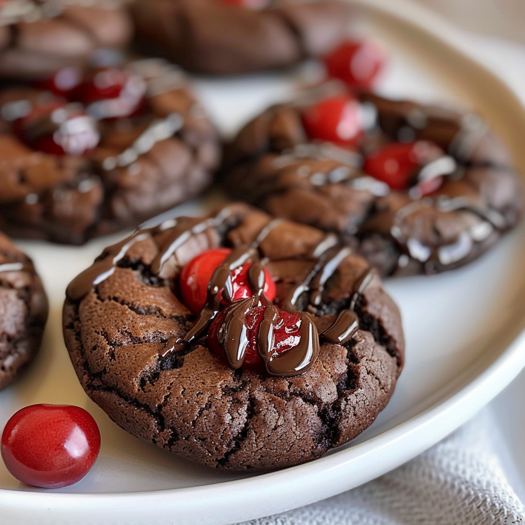 Chocolate Cherry Cookies