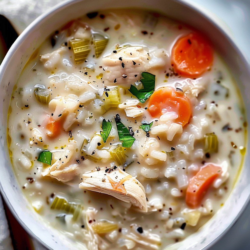 Creamy Chicken and Rice Soup