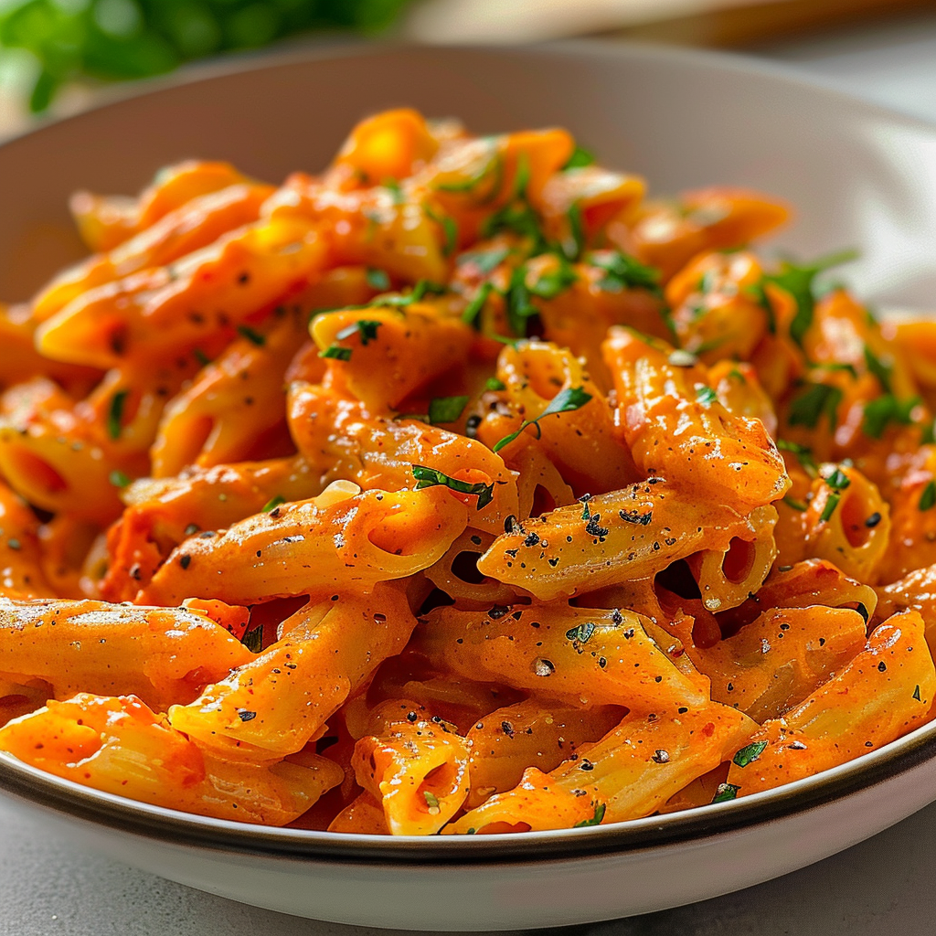 Creamy Roasted Red Pepper Pasta