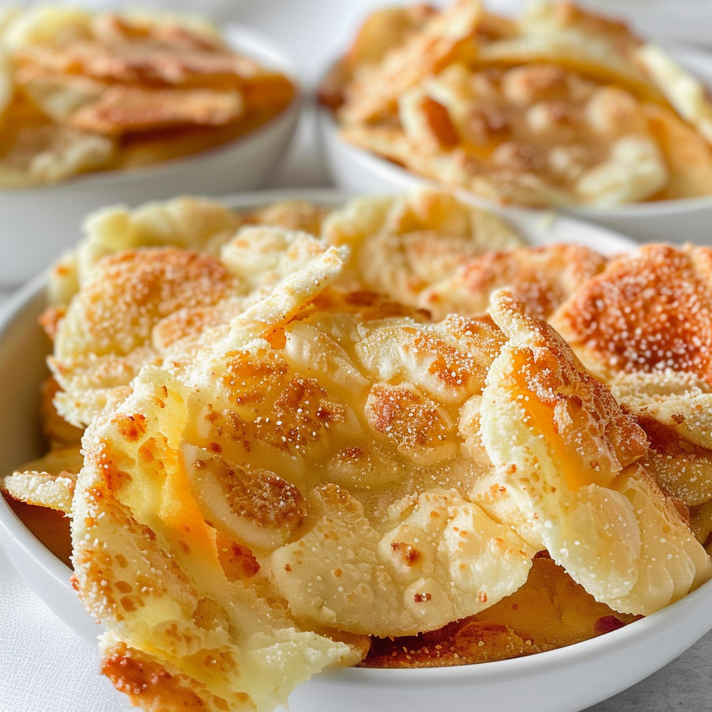 Crispy Cottage Cheese Chips