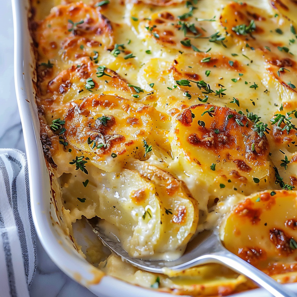 Easy Cheesy Scalloped Potatoes