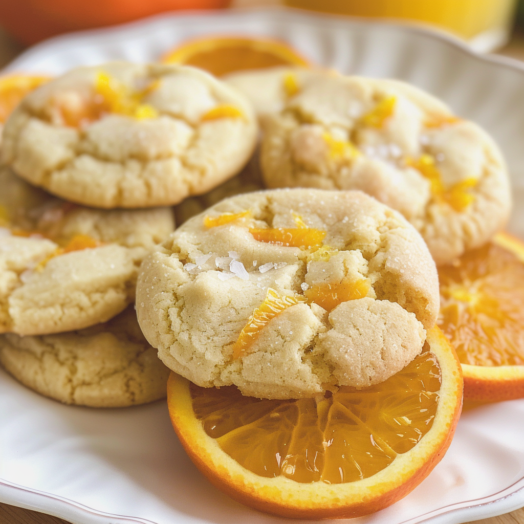 Fluffy Cookies with Orange Juice