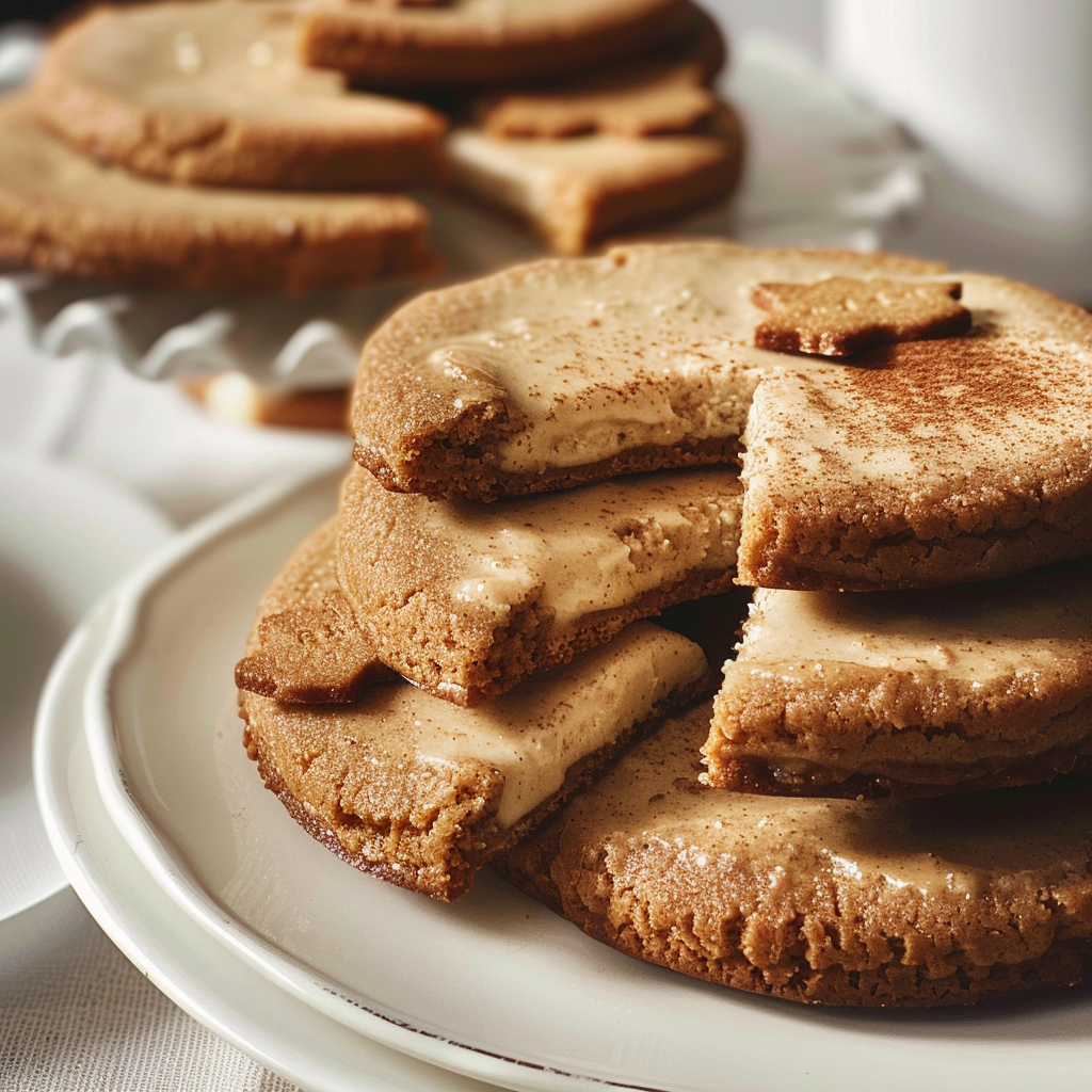Gingerbread Cheesecake Cookies