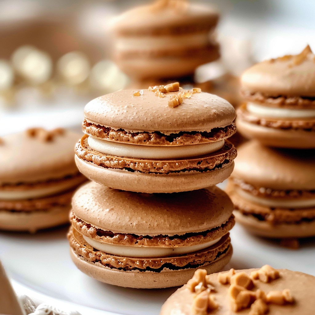 Gingerbread Macarons