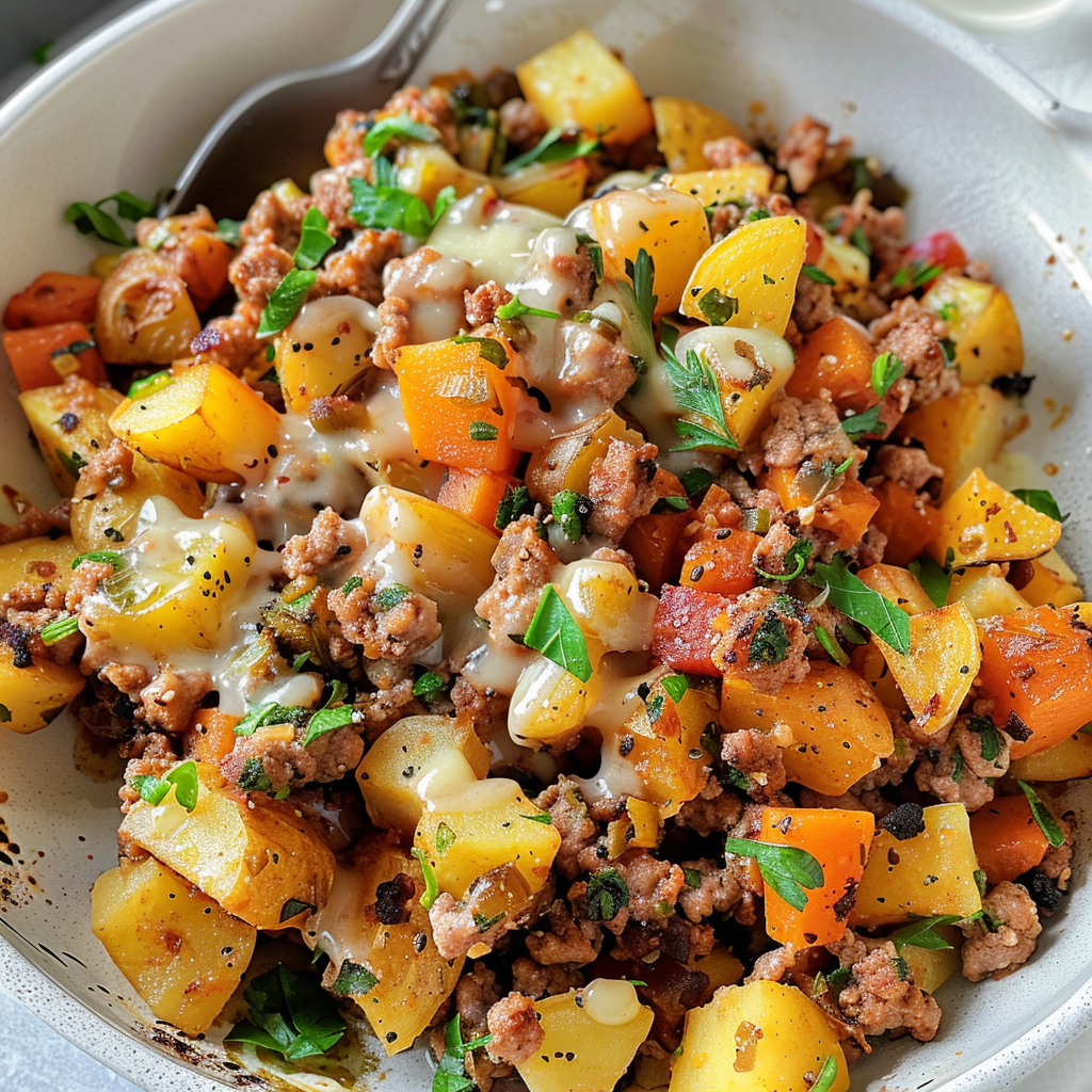Ground Turkey with Potatoes