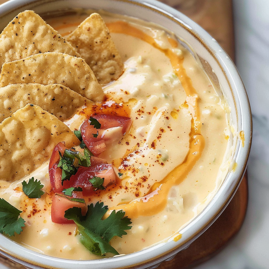 High Protein Cottage Cheese Queso Dip