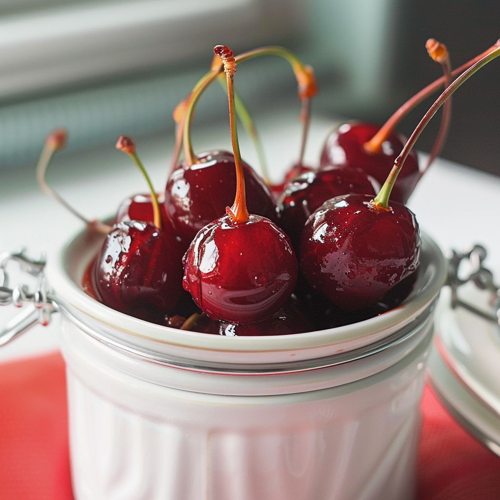 Homemade Maraschino Cherries
