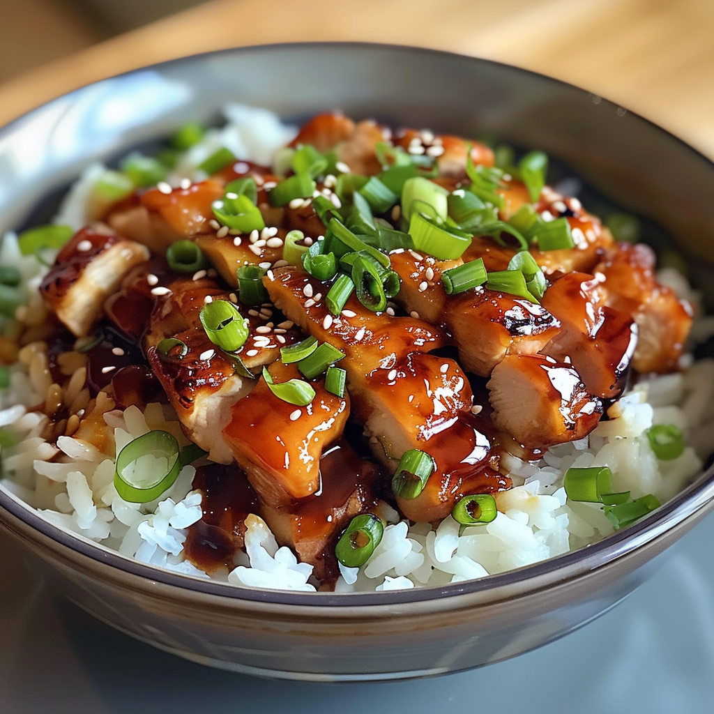 Honey BBQ Chicken Rice