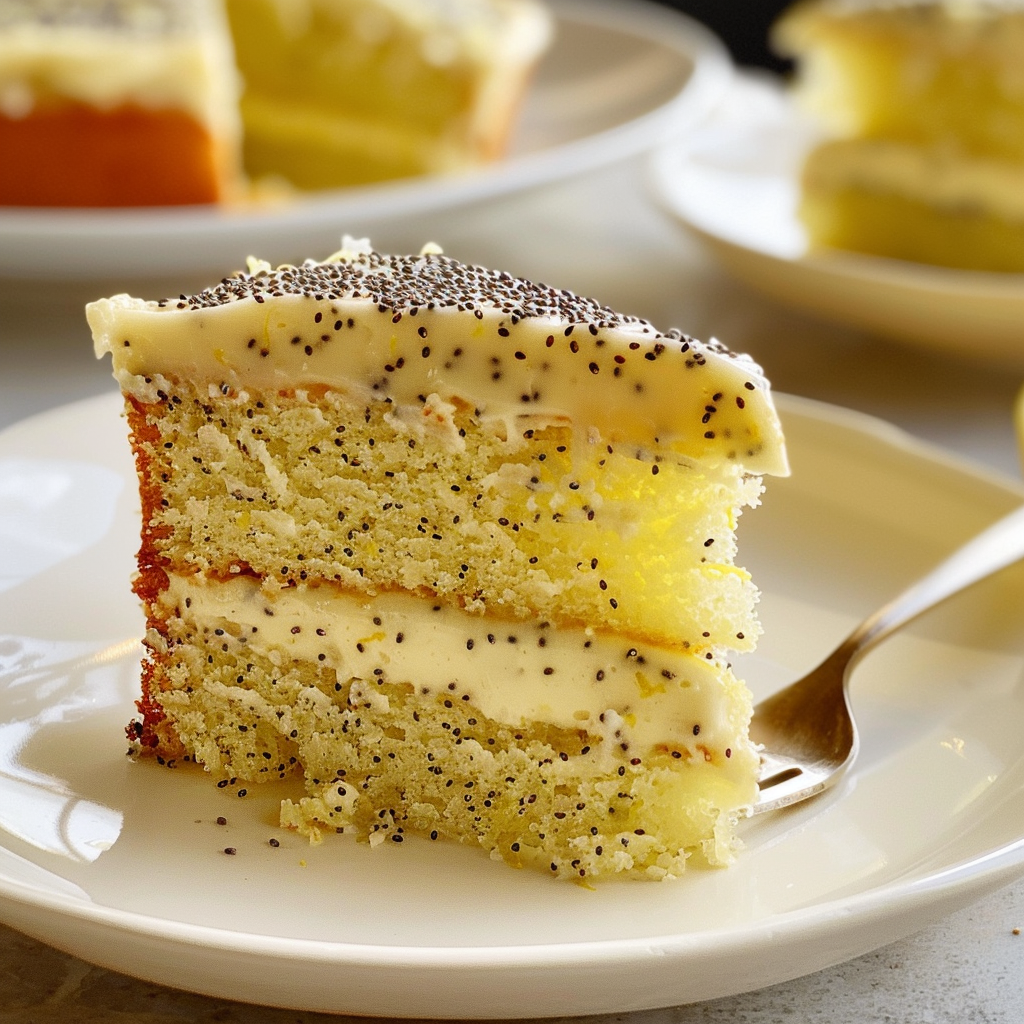 Irresistibly Moist Lemon Poppy Seed Cake Recipe