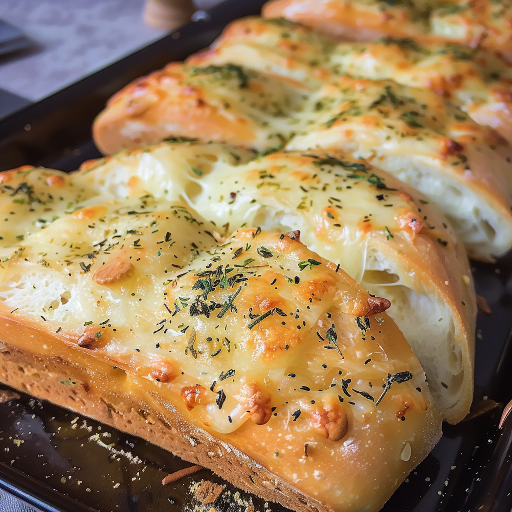 Italian Herbs and Cheese Bread