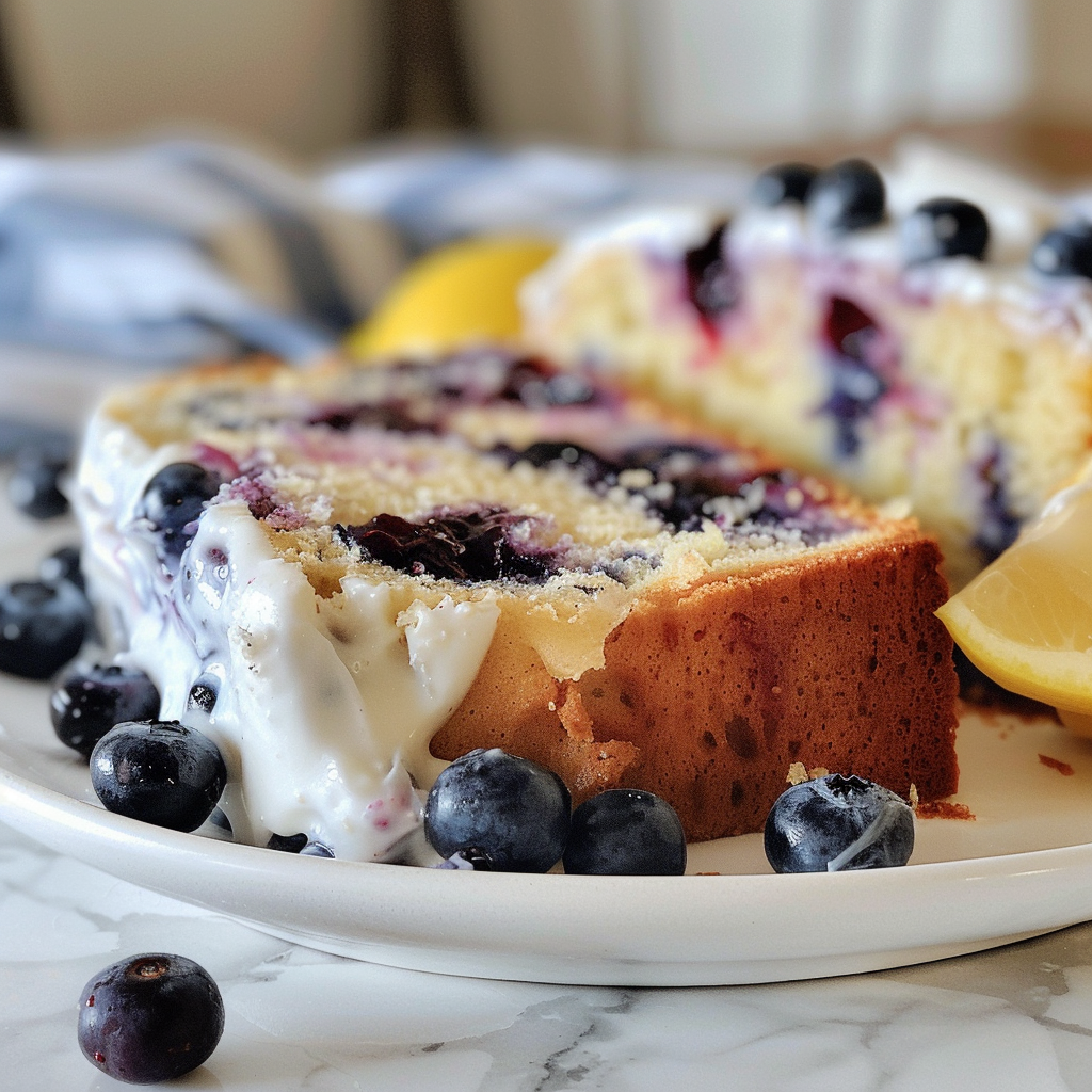 Lemon Blueberry Yogurt Loaf