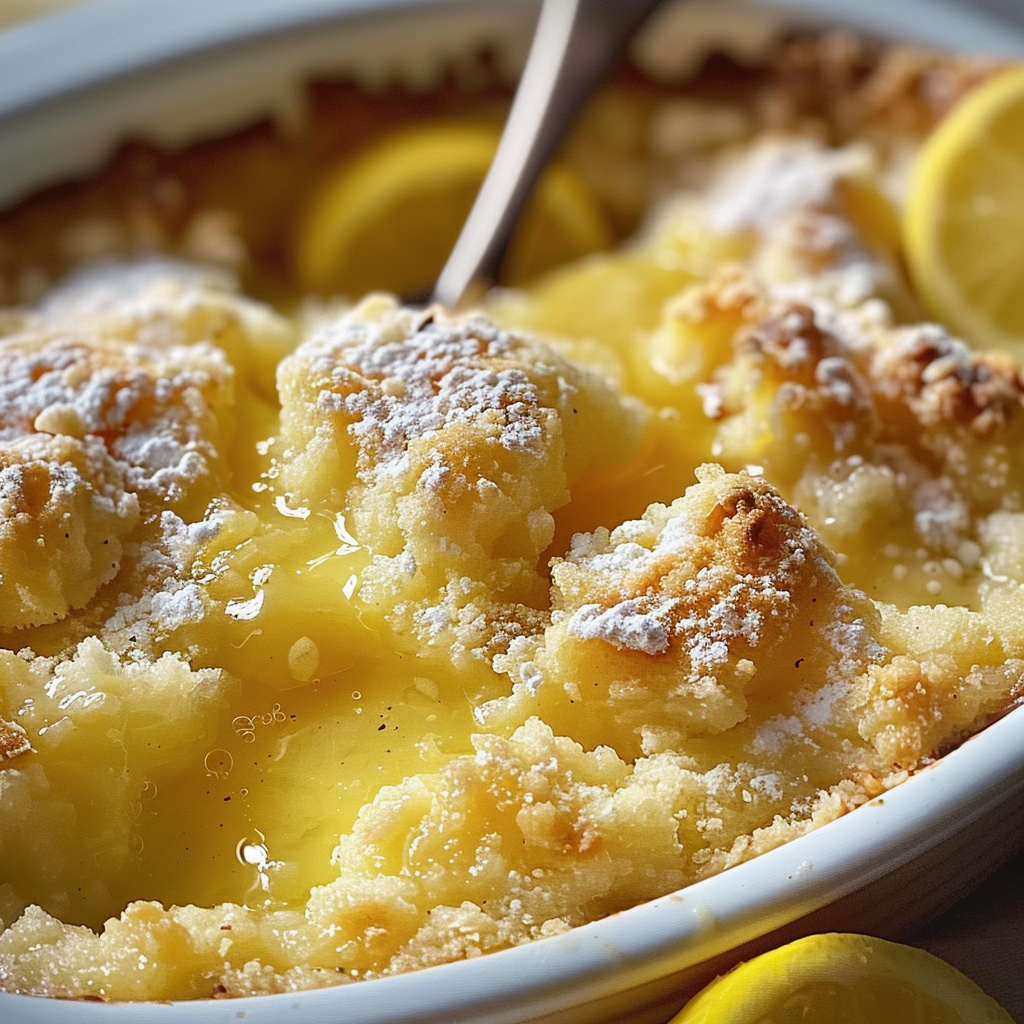 Magic Lemon Cobbler