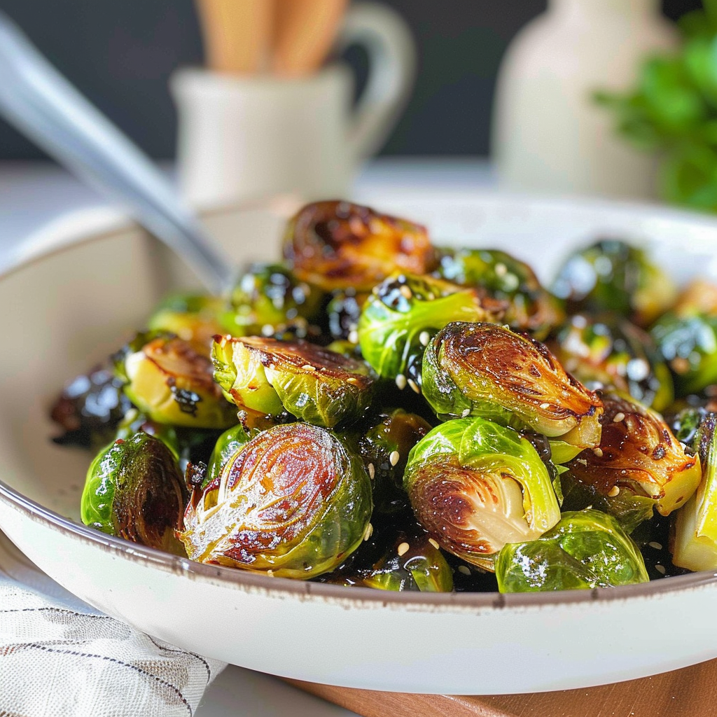 Maple Dijon Brussels Sprouts