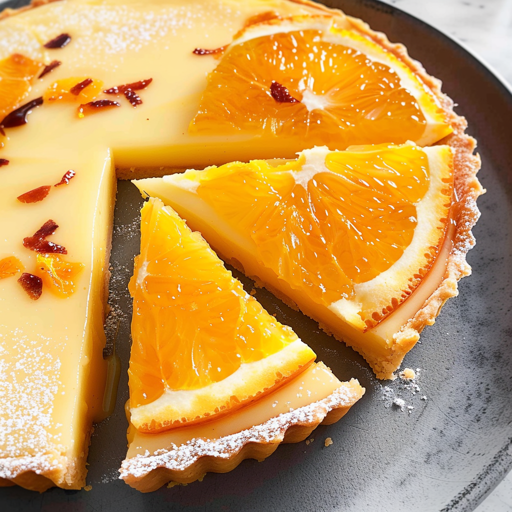 Mouthwatering Orange Tart