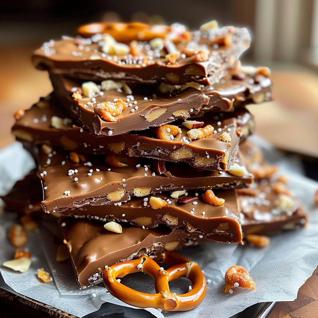 Peanut Butter Pretzel Bark