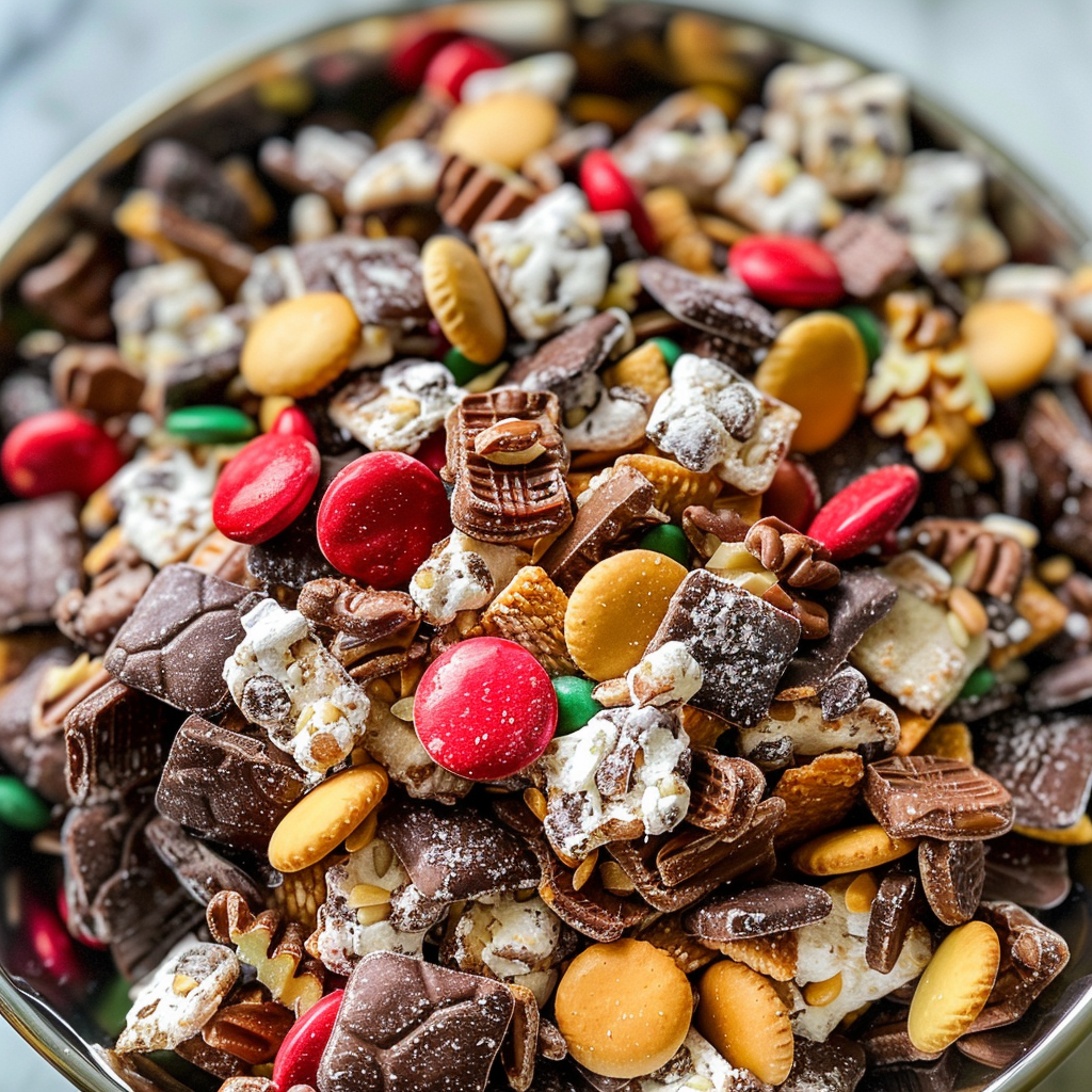 Reindeer Chow: Festive Snack Mix