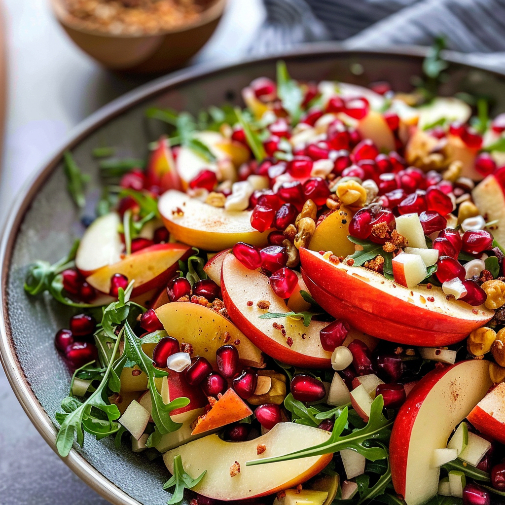 This Quick Apple Pomegranate Salad That Tastes Amazing