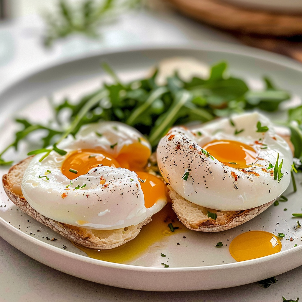 poached eggs